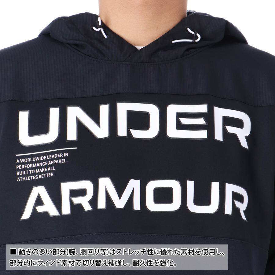 アンダーアーマー ジャージ メンズ 上下 UNDER ARMOUR パーカー パンツ プルオーバー フーディ ジョガーパンツ ストレッチ トレーニング｜takespo｜11