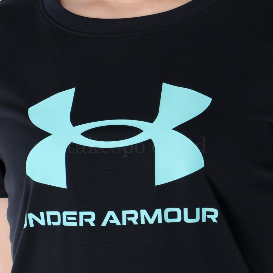 アンダーアーマー Tシャツ レディース 上 UNDER ARMOUR 半袖 ビッグロゴ 吸汗 速乾 ドライ 防臭 1384708 新作｜takespo｜10