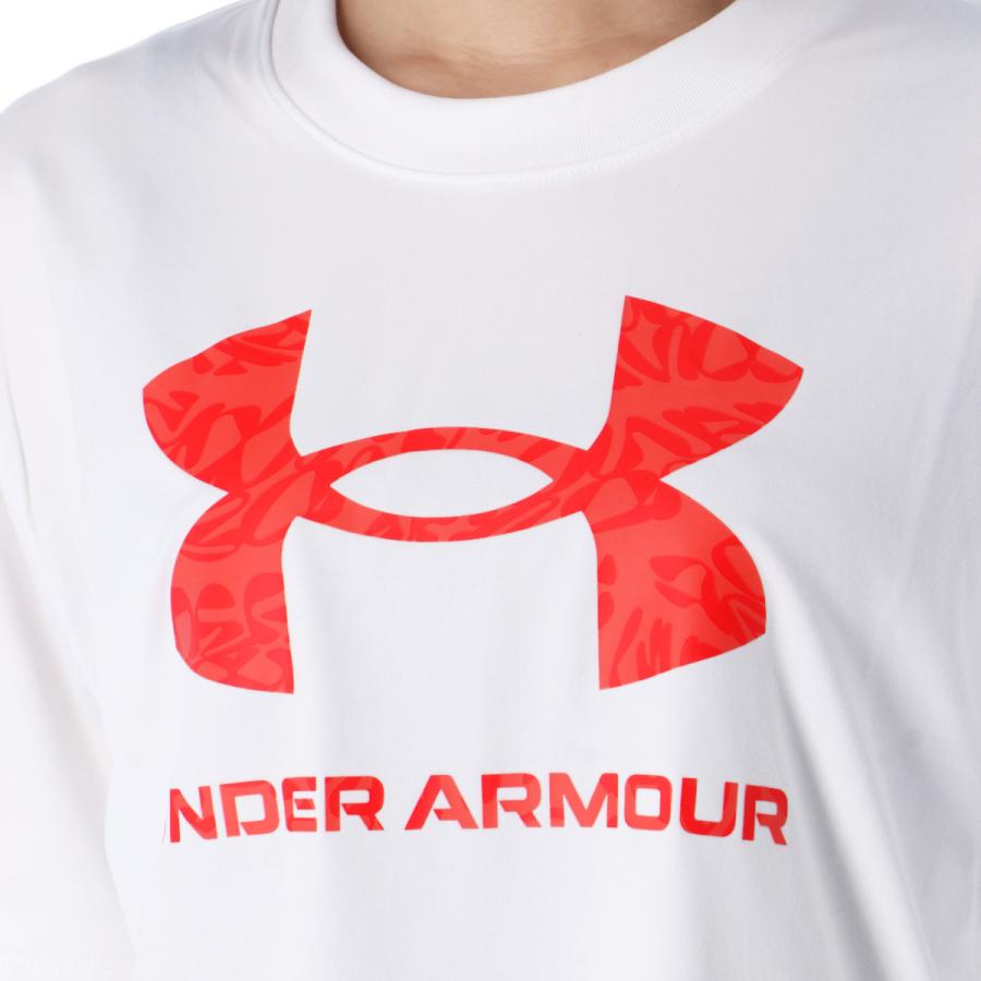 アンダーアーマー Tシャツ レディース 上 UNDER ARMOUR グラフィック ビッグロゴ 防臭 ストレッチ 吸汗 速乾 1384711 新作｜takespo｜11