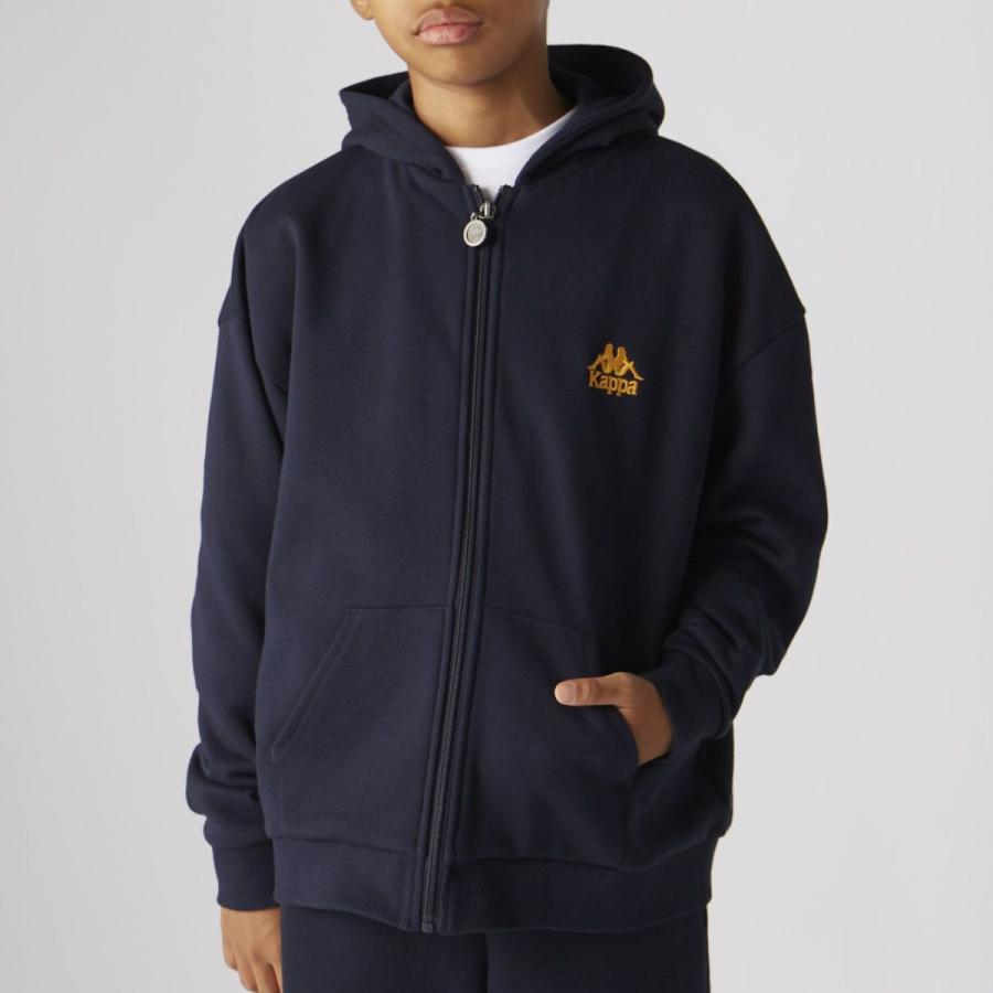 Kappa（カッパ） パーカー ジュニア スウェット ブランド フード付き