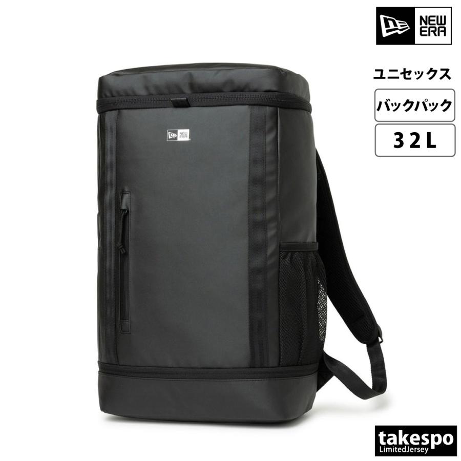ニューエラ バックパック リュックサック メンズ レディース ブランド 32L ボックス型 黒 女性 男性 パソコン収納 通勤 通学 ビッグロゴ NEW ERA（ニューエラ） バックパック リュックサック メンズ
