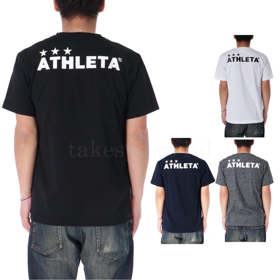 ATHLETA アスレタ　限定Tシャツ 白、黒、ネイビー3色セット ATHLETA（アスレタ） Tシャツ メンズ 半袖 速乾 スポーツ ブランド