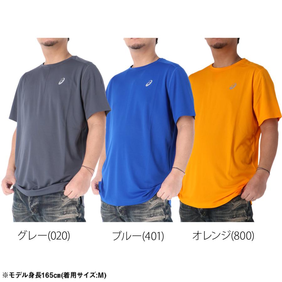 ASICS（アシックス） Tシャツ メンズ 半袖 吸汗 速乾 吸水 ブランド 黒