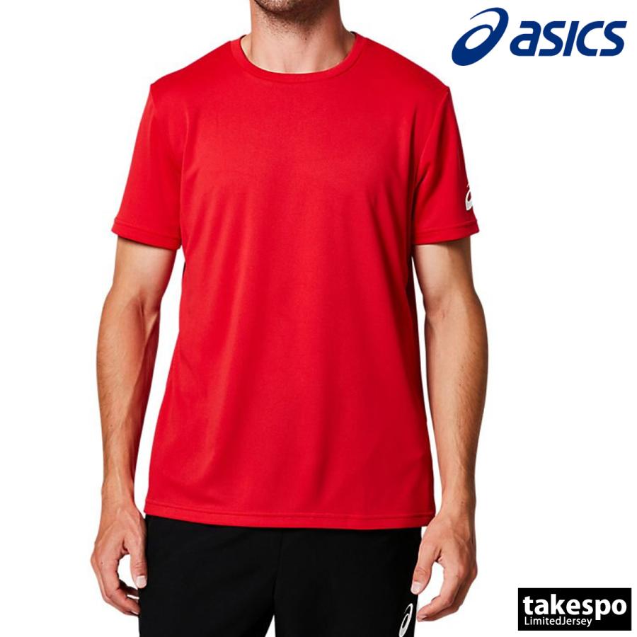 【未使用品】Alfa Romeo半袖つなぎ/赤/2L〜3L ASICS（アシックス） Tシャツ メンズ 半袖 速乾 スポーツ ブランド