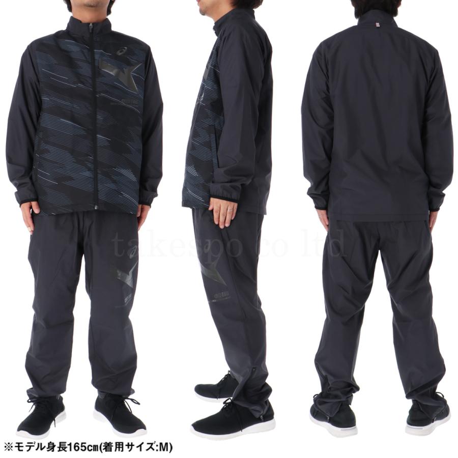 ASICS アシックス ウインドブレーカー メンズ 上下 セットアップ ASICS アシックス ウインドブレーカー メンズ 上下 セットアップ