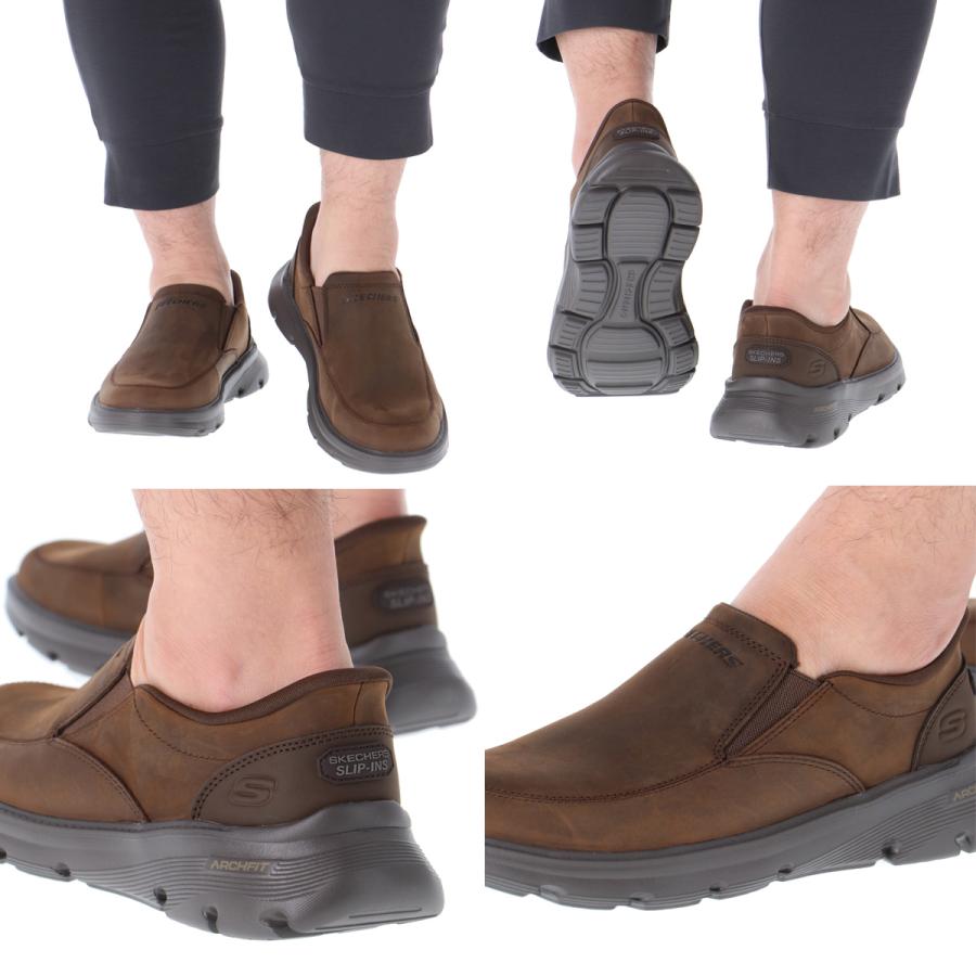 SKECHERS（スケッチャーズ） スリップインズ メンズ レザー シューズ