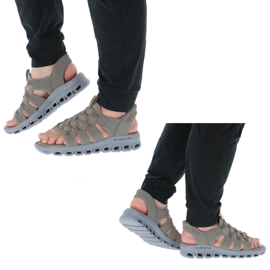 SKECHERS（スケッチャーズ） GLIDE STEP SANDAL メンズ サンダル