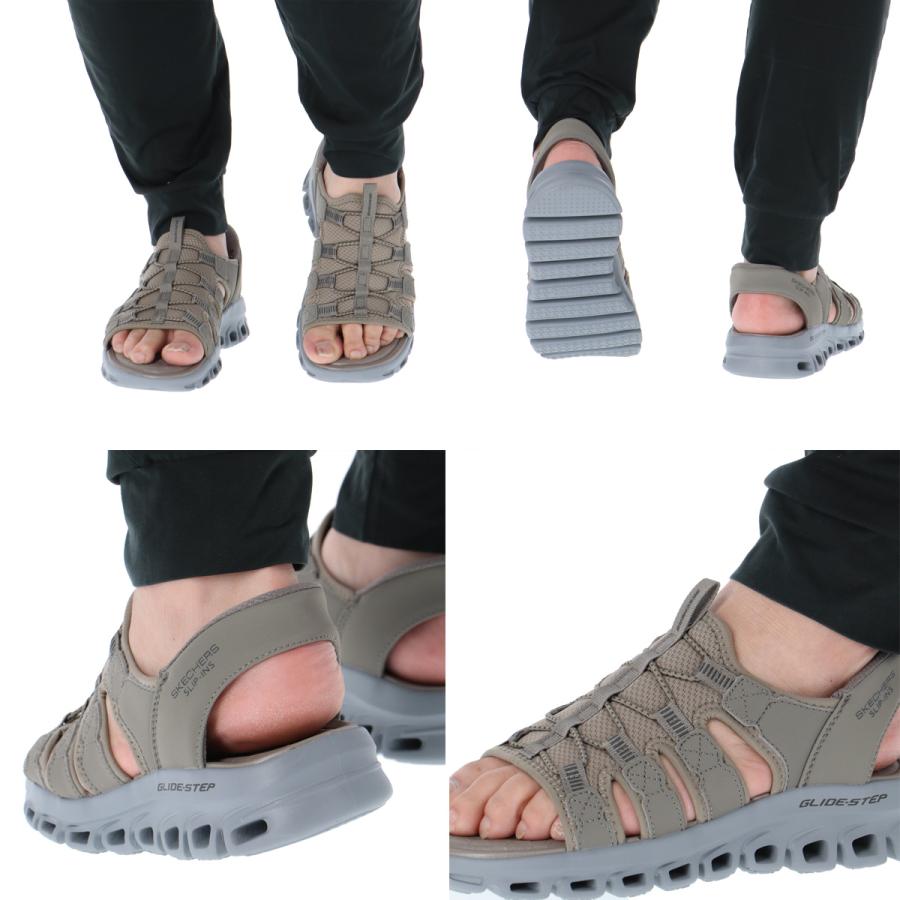 SKECHERS（スケッチャーズ） GLIDE STEP SANDAL メンズ サンダル