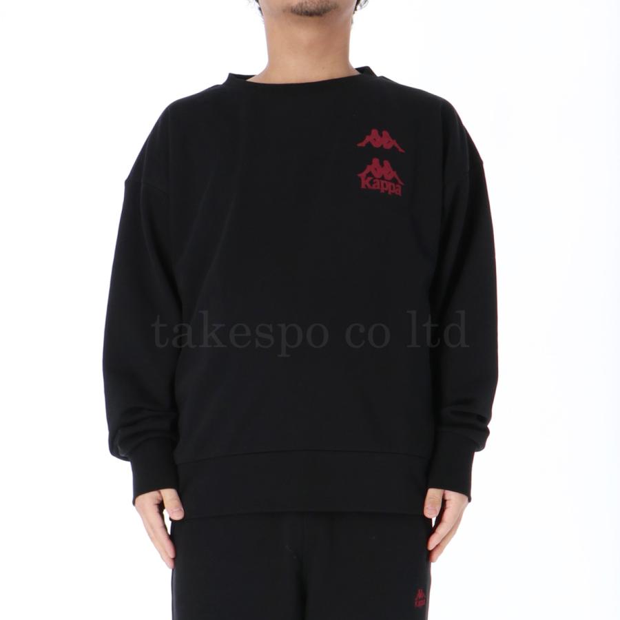Kappa カッパ スウェット上下 メンズ セットアップ 裏毛クルー Kappa カッパ スウェット上下 メンズ セットアップ 裏毛クルー