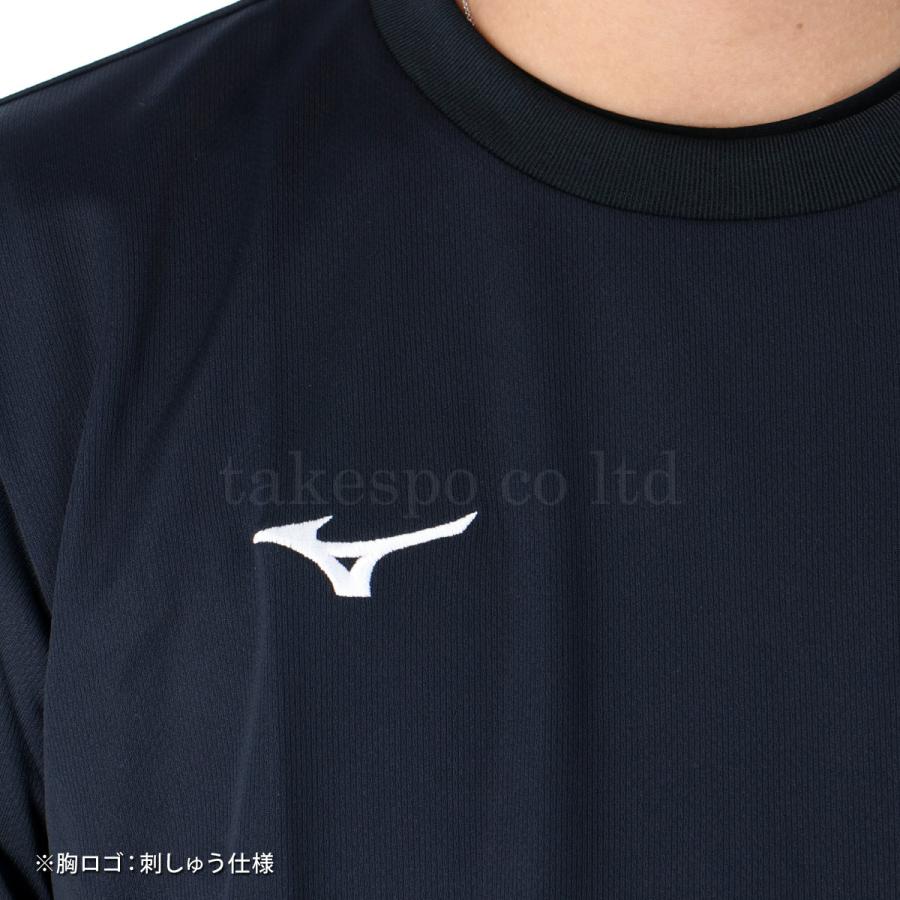 ミズノ Tシャツ メンズ 上 Mizuno 半袖 丸首 吸汗速乾 ドライ UVカット ナビドライ NAVIDRY 32MA1190｜takespo｜11