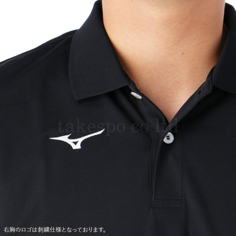 Mizuno JTekt Stings ポロシャツ 黒 MIZUNO（ミズノ） ミズノ公式 ドライサイエンスワークポロシャツ半袖