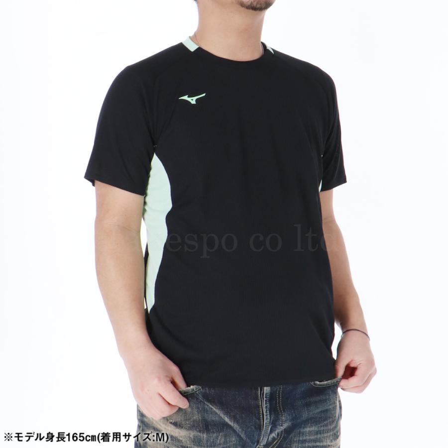 MIZUNO（ミズノ） Tシャツ メンズ 半袖 速乾 スポーツ ブランド 吸汗