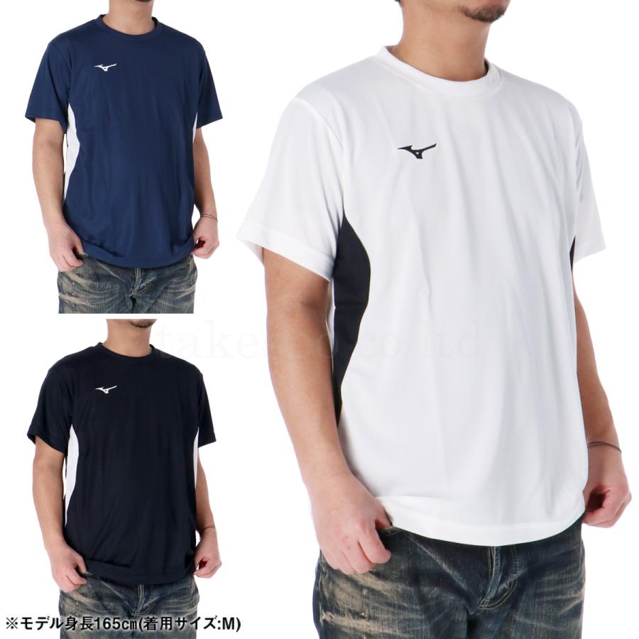 MIZUNO（ミズノ） Tシャツ メンズ 半袖 速乾 スポーツ ブランド 吸汗