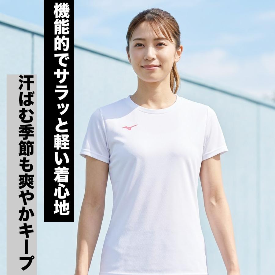 NiNa ツアー 半袖Tシャツ MIZUNO（ミズノ） Tシャツ レディース 半袖 速乾 スポーツ ブランド