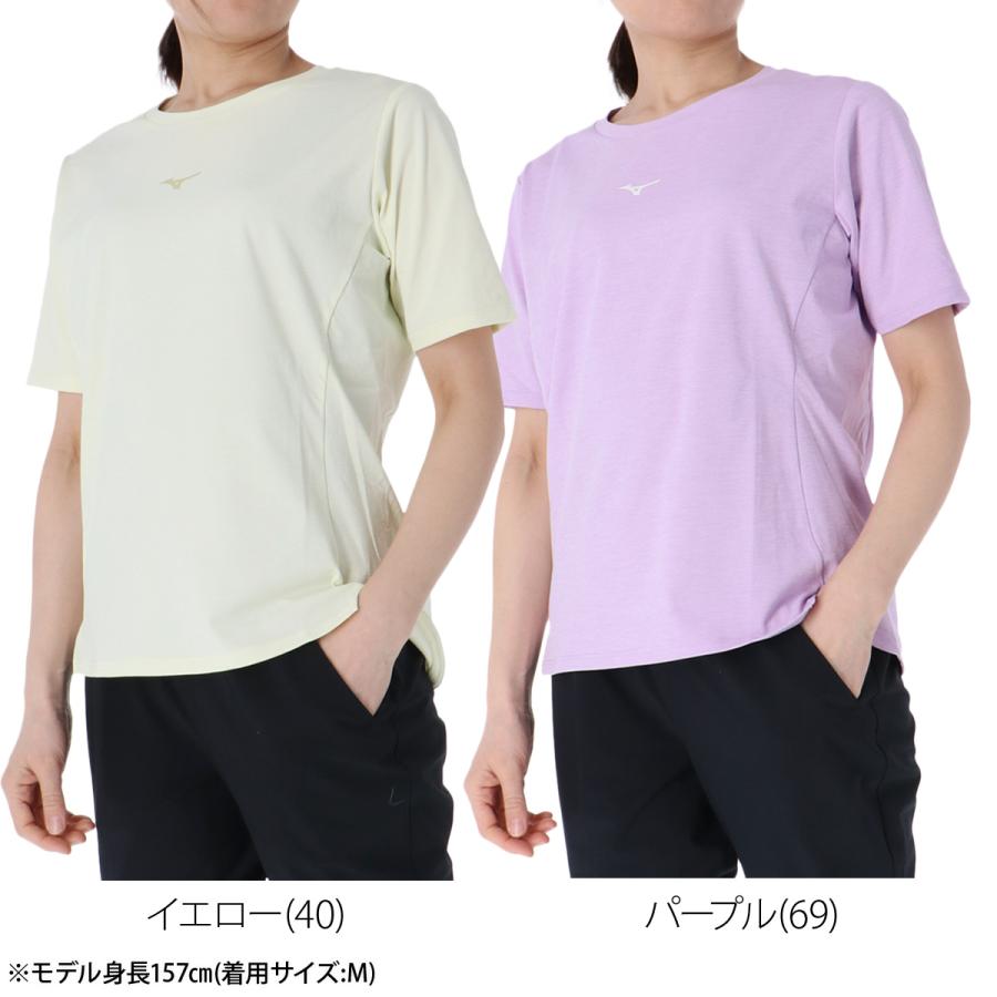 MIZUNO（ミズノ） Tシャツ レディース 半袖 速乾 スポーツ ブランド