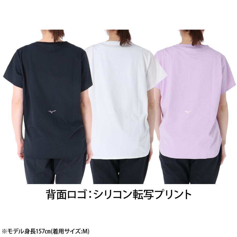 MIZUNO（ミズノ） Tシャツ レディース 半袖 速乾 スポーツ ブランド