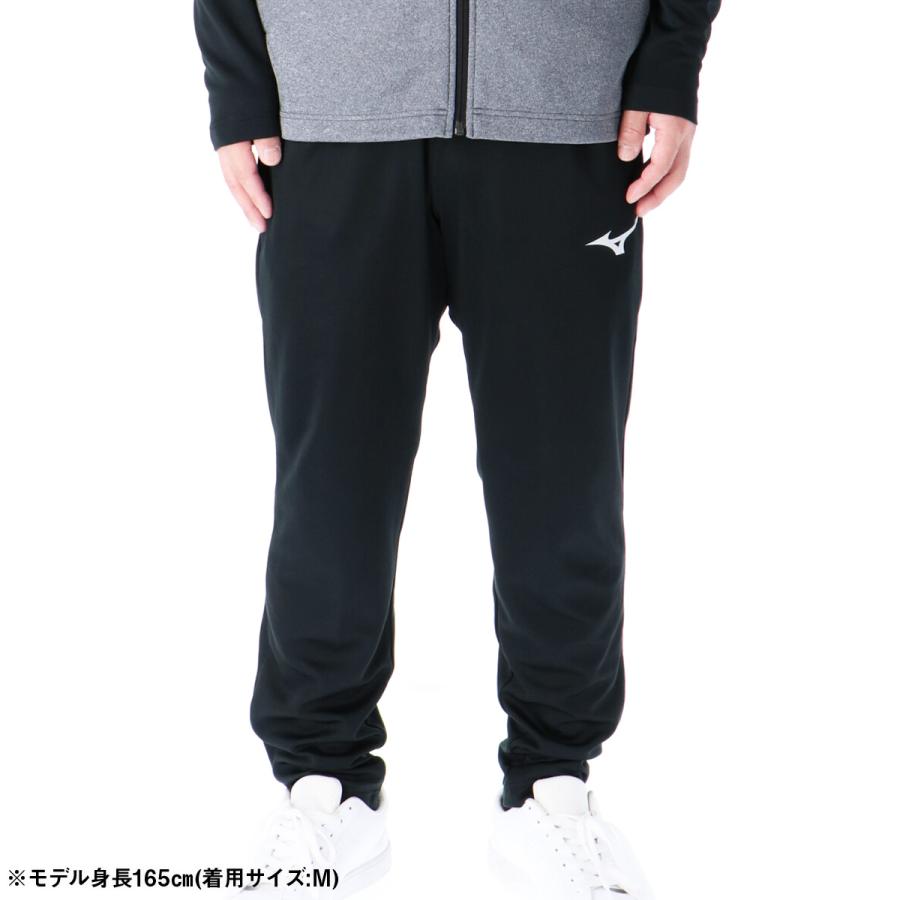 Mizuno ブラックジャージ サイドジッパー付きL Mizuno ブラック