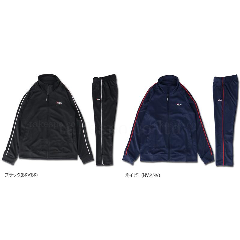 フィラ ジャージ レディース 上下 FILA サイドライン UVカット トレーニングウェア 410663-410664 送料無料｜takespo｜04