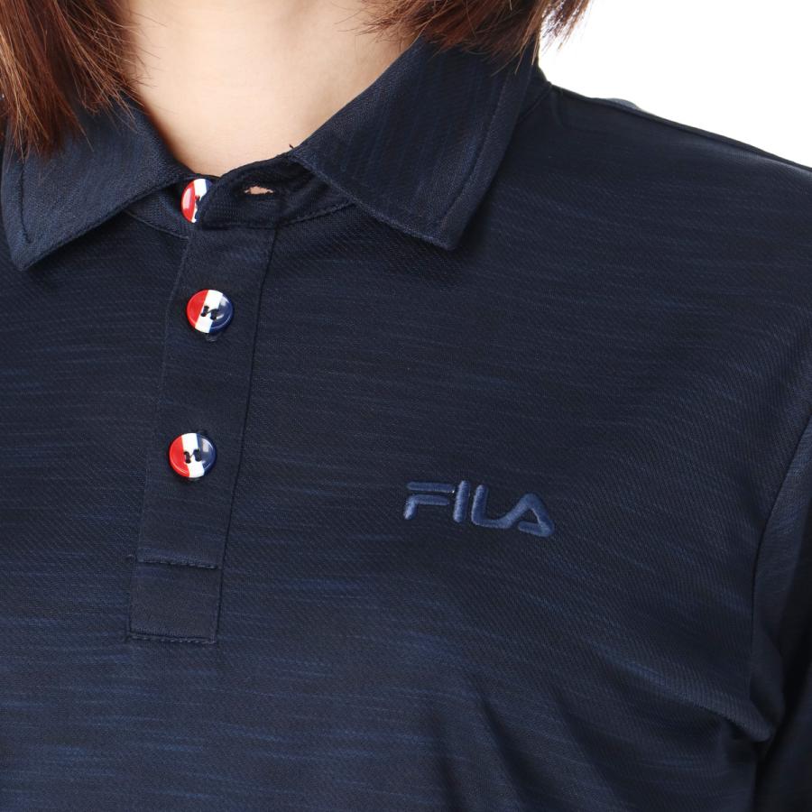 フィラ ポロシャツ レディース 上 FILA 半袖 吸汗 速乾 UVカット 414642 アウトレット SALE セール｜takespo｜09