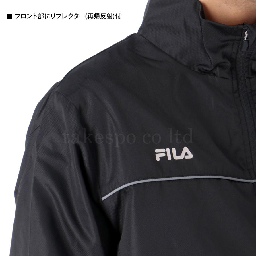 フィラ ウインドブレーカー メンズ 上下 秋冬用 FILA 裏フリース 起毛 トリコット トレーニングウェア 443323X-443343X 送料無料 新作｜takespo｜13