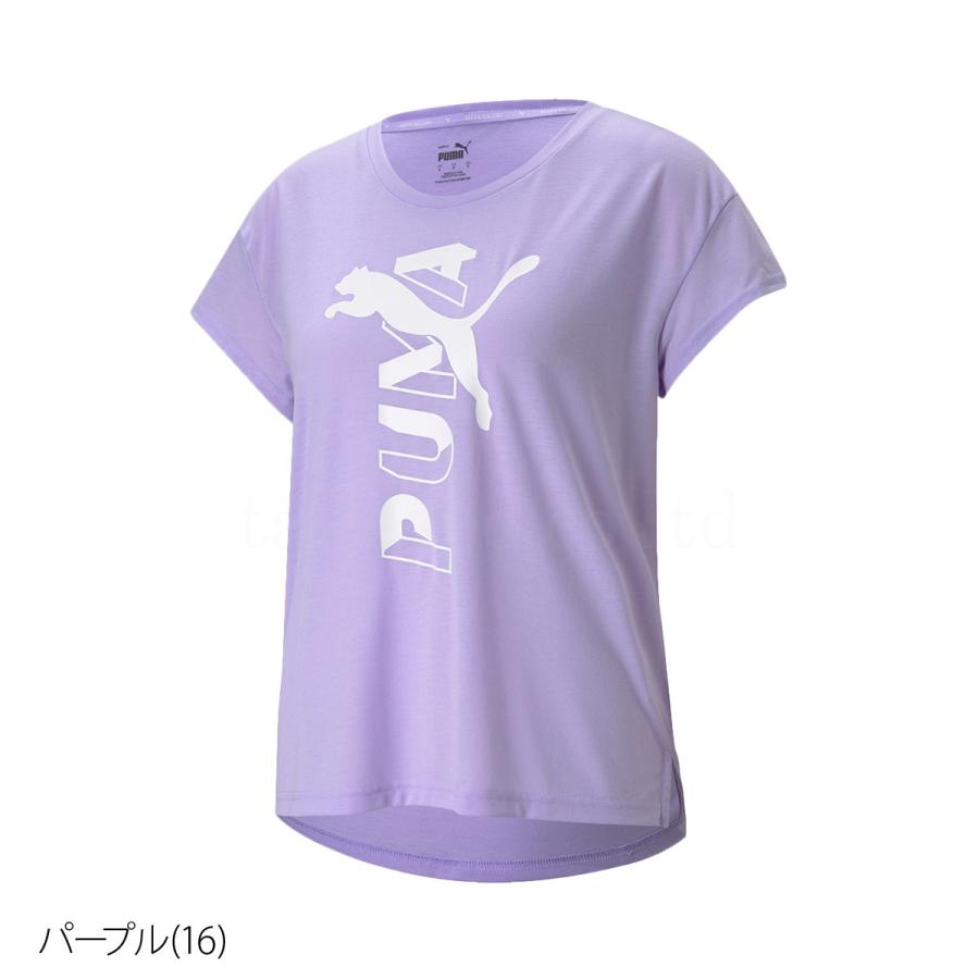 一部予約販売 プーマ Tシャツ レディース 上 Puma ビッグロゴ グラフィック 吸汗速乾 ドライ 半袖 5729 送料無料 アウトレット2 225円 Whitesforracialequity Org
