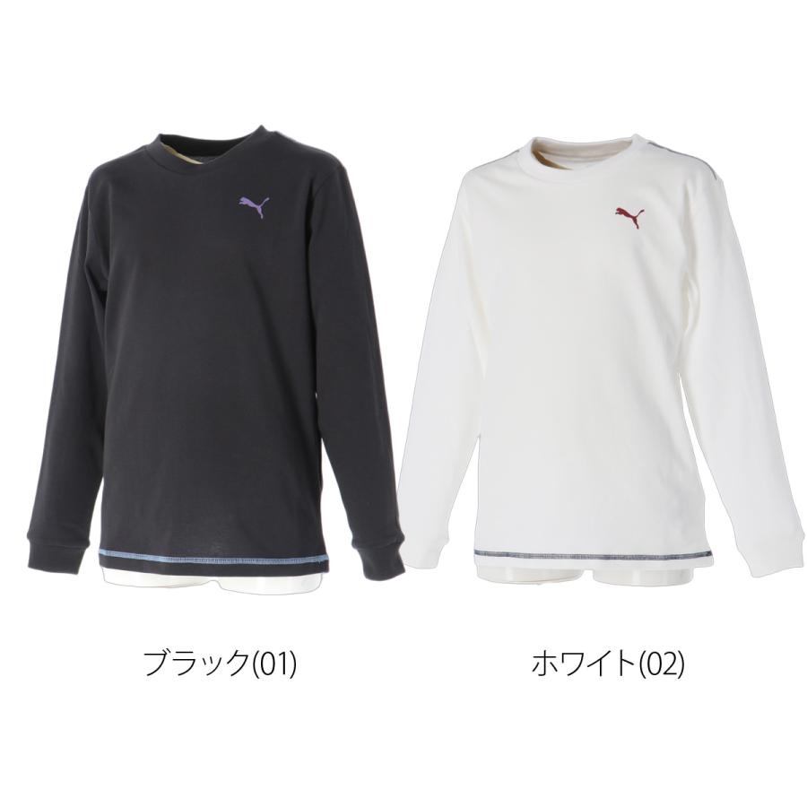 PUMA（プーマ） ロンT 長袖Tシャツ キッズ ドライ 速乾 スポーツ