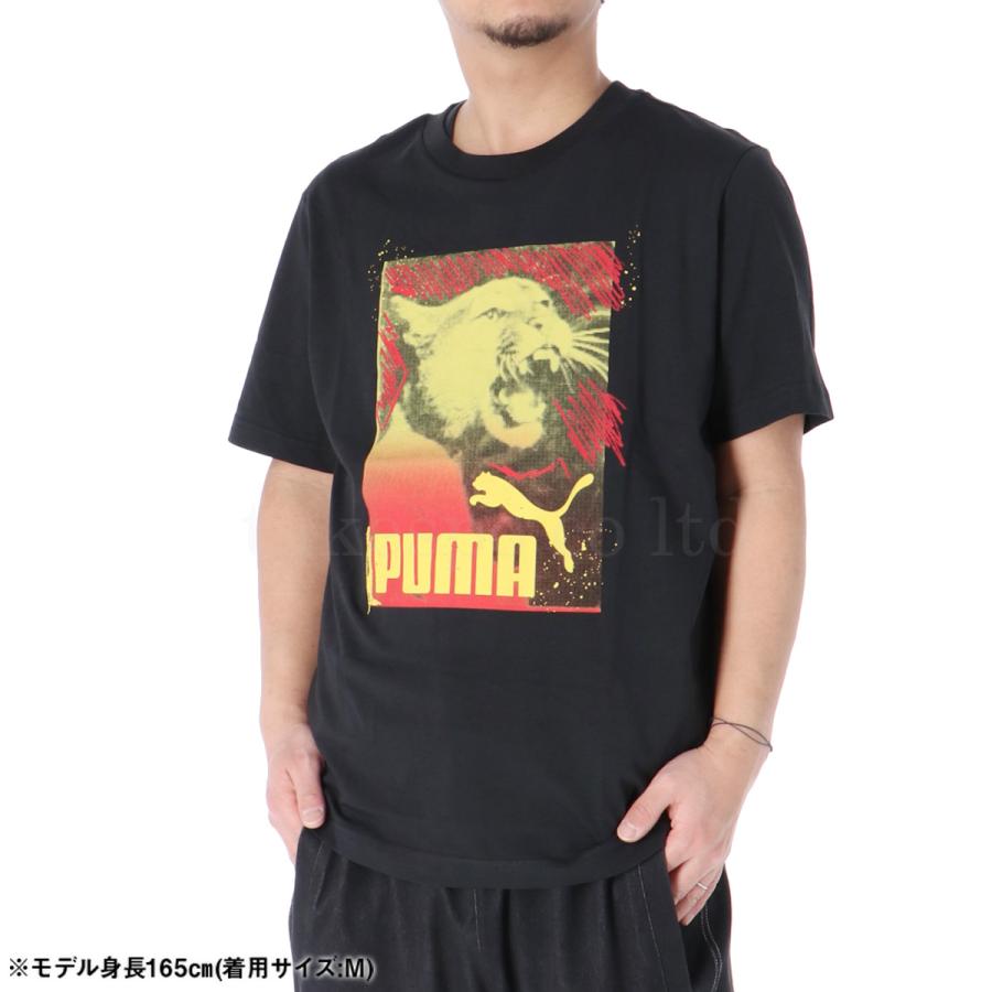PUMA（プーマ） Tシャツ メンズ ブランド グラフィック フォトプリント