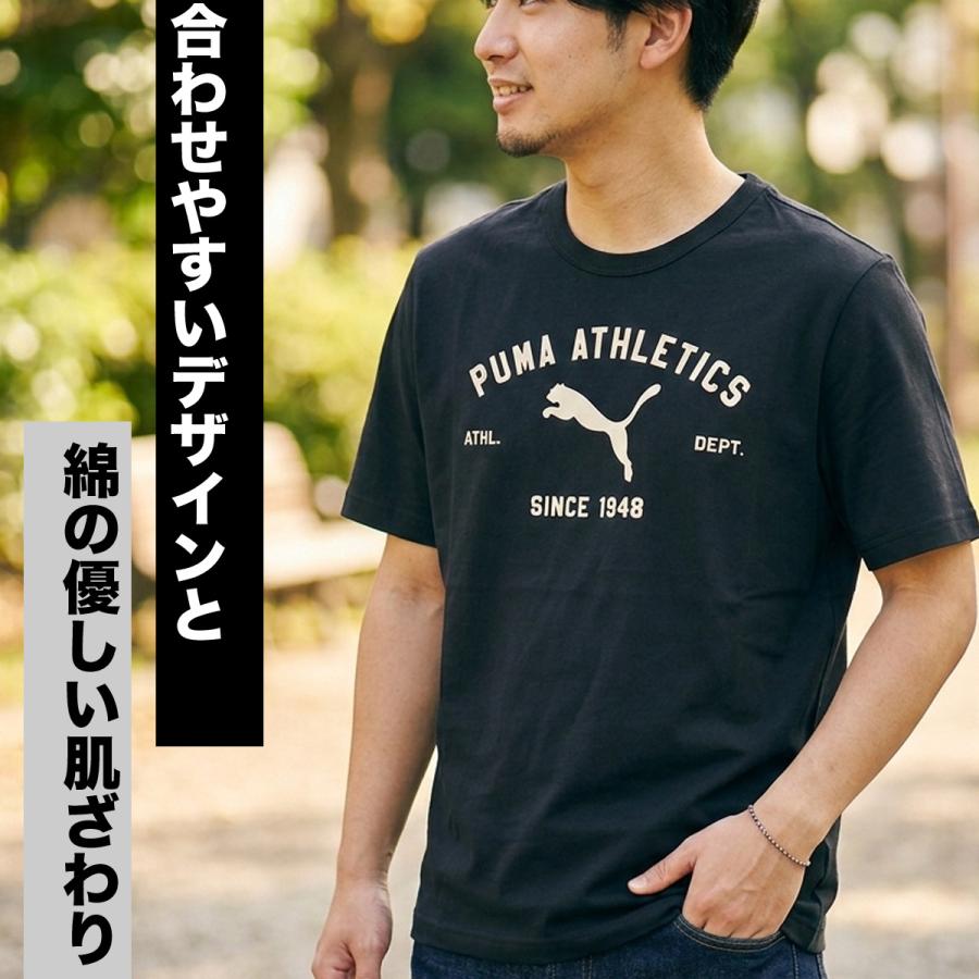 PUMA（プーマ） Tシャツ メンズ ブランド PUMA 694176 コットン100 綿