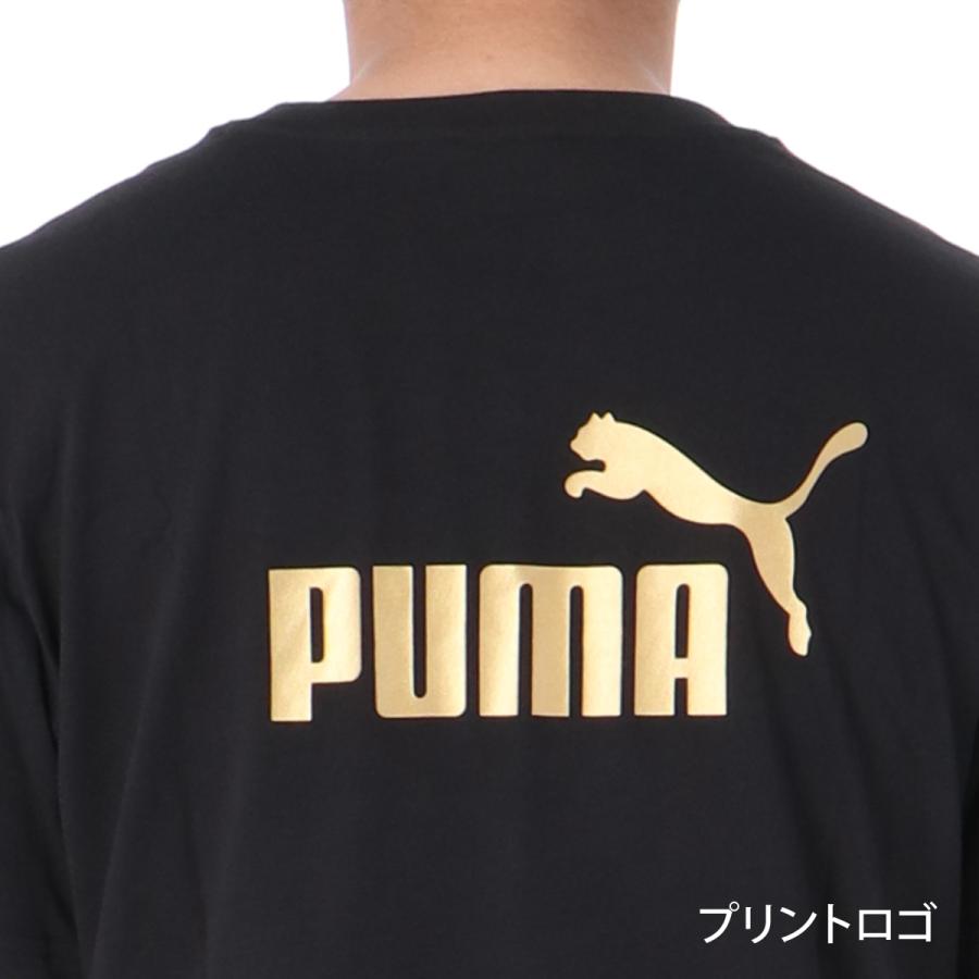 PUMA（プーマ） 半袖 Tシャツ メンズ ブランド バックプリント付き 