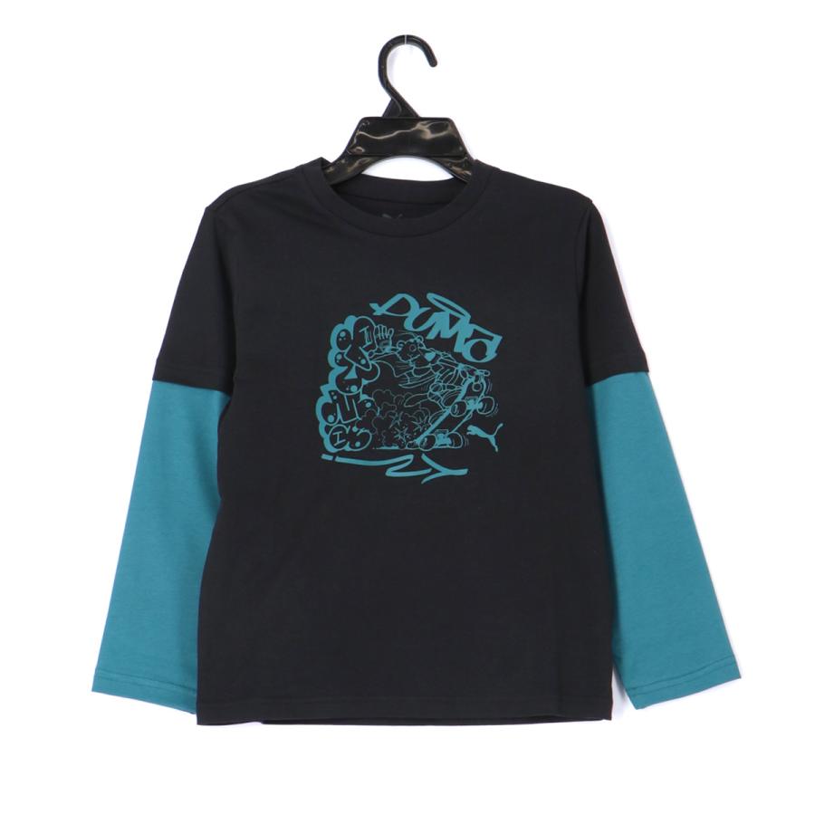 PUMA（プーマ） ロンT 長袖Tシャツ キッズ スポーツ ブランド Tシャツ