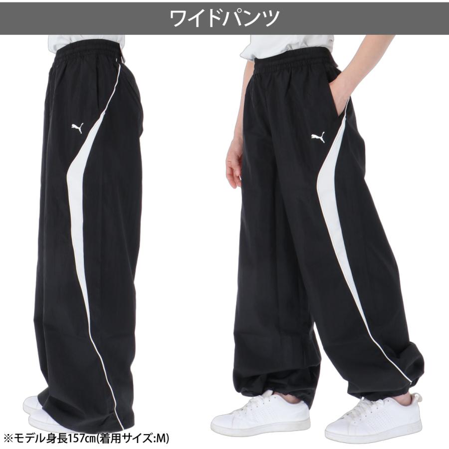 PUMA プーマ ウインドブレーカー 上下 セットアップ 黒 白 XL PUMA（プーマ） ウインドブレーカー レディース 上下 ウィンド