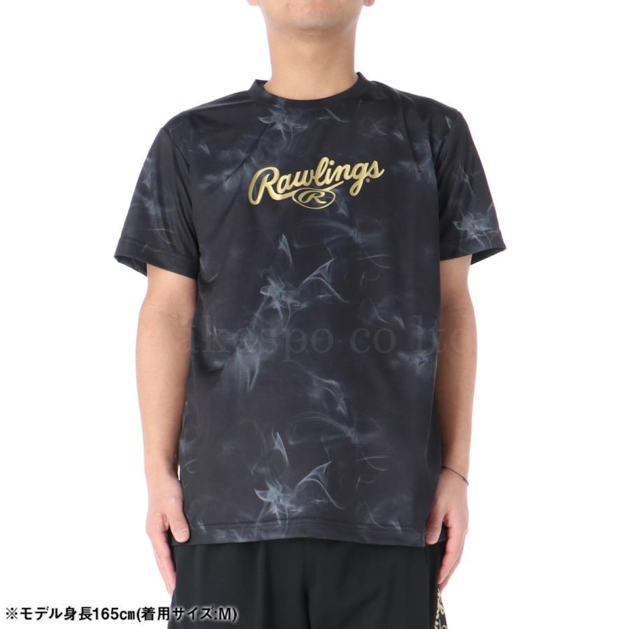 ローリングス Tシャツ メンズ 上 Rawlings 半袖 野球 ベースボール グラフィック AST14S02 新作｜takespo｜10