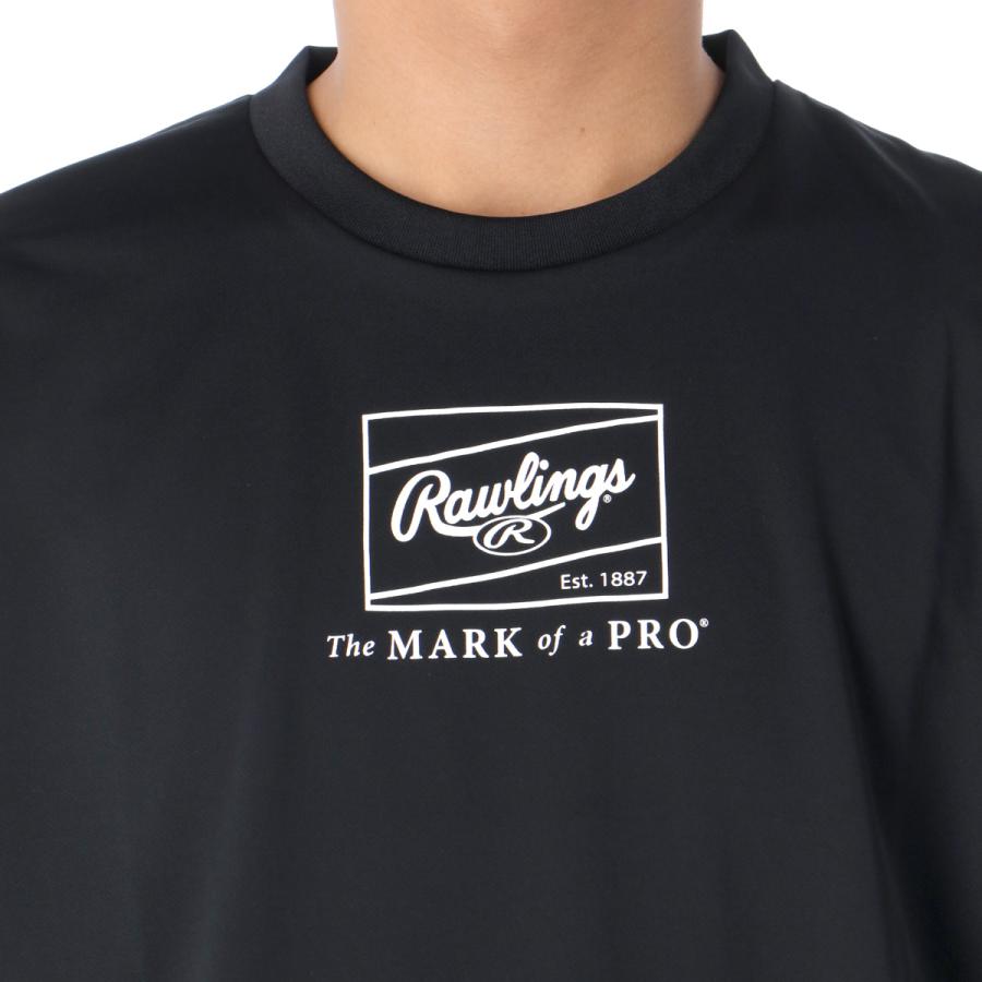 ローリングス Tシャツ メンズ 上 Rawlings 半袖 野球 ベースボール AST14S04 新作｜takespo｜11