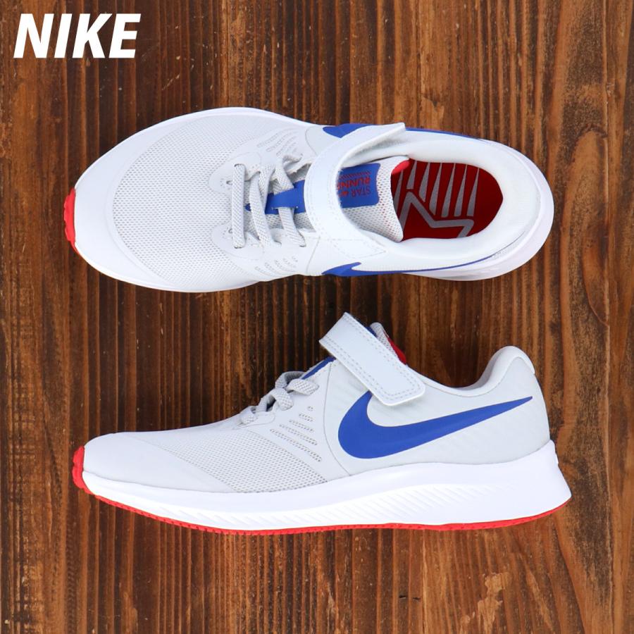 専用箱付きnike ナイキ 21cm相当 At1801 キッズ スターランナー2 子供靴 黒水色 卸売り スターランナー2