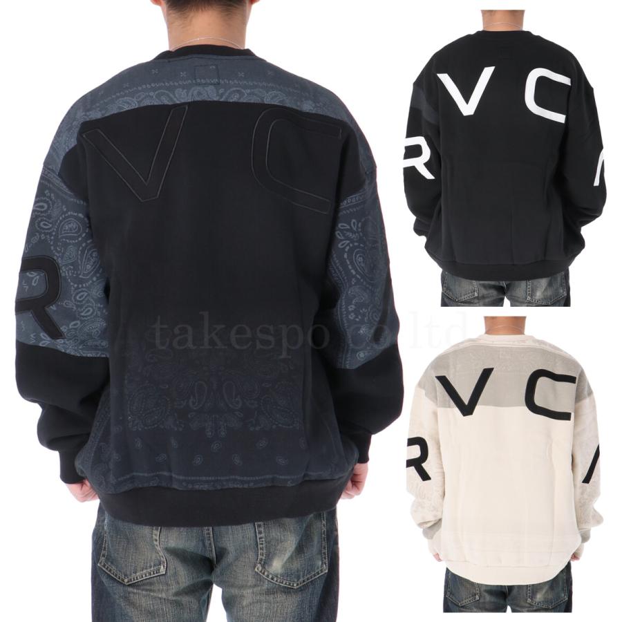 RVCA（ルーカ） スウェット トレーナー メンズ ブランド 裏起毛 バック