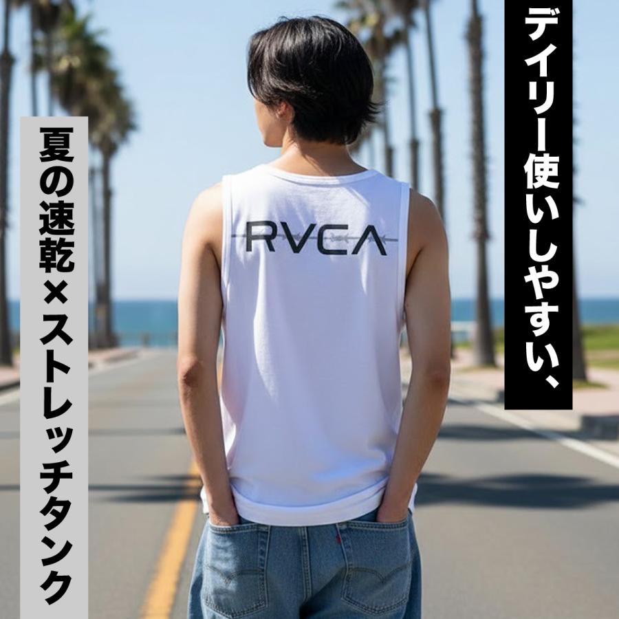RVCA（ルーカ） ノースリーブ メンズ スポーツ ブランド タンクトップ