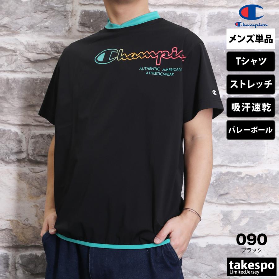 Champion（チャンピオン） Tシャツ メンズ 半袖 吸汗 速乾 吸水