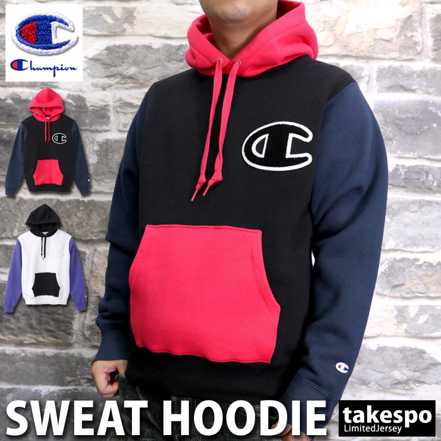 チャンピオン スウェットパーカー メンズ 上 秋冬用 Champion ロゴ パーカー 裏起毛 トレーニングウェア C3s101 送料無料 アウトレット Sale セール 限定ジャージのタケスポ 通販 Paypayモール