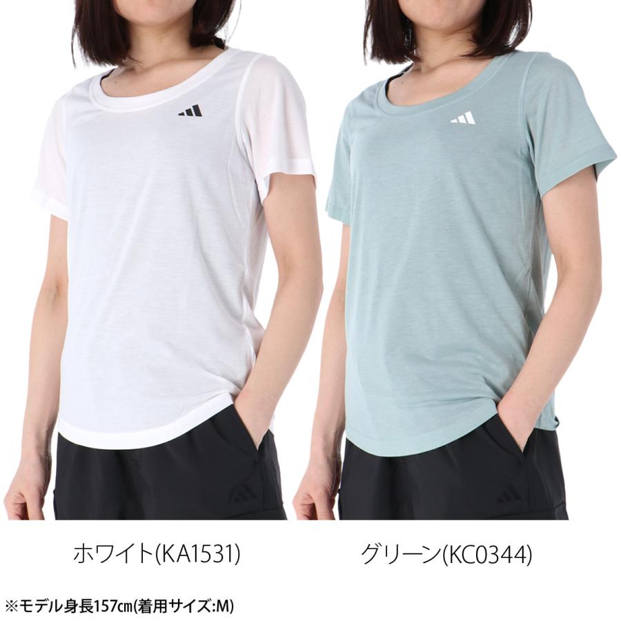 adidas（アディダス） Tシャツ レディース 半袖 速乾 スポーツ