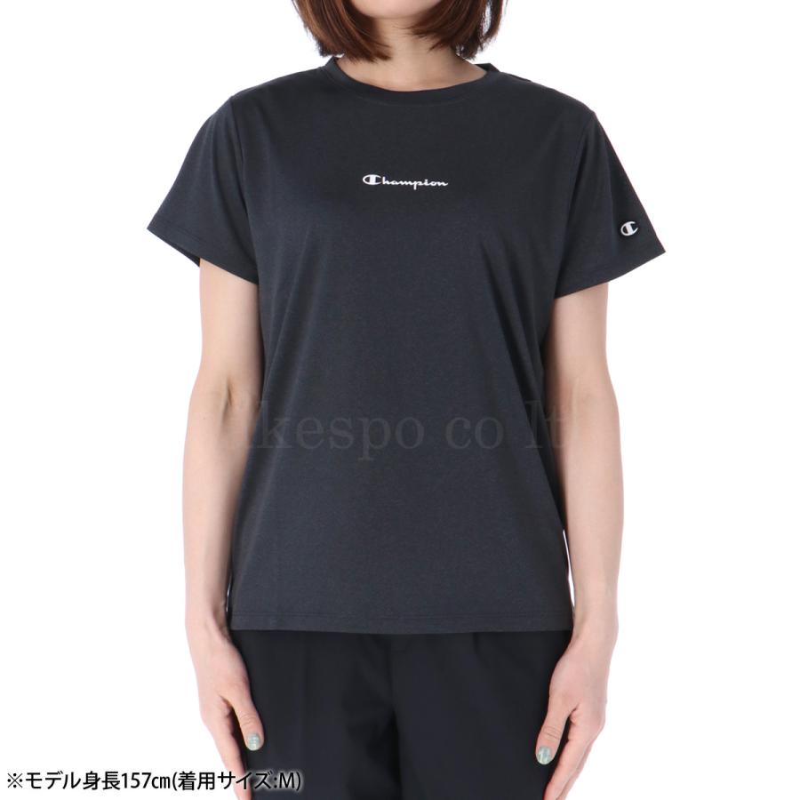 チャンピオン Tシャツ レディース 上 Champion 半袖 吸汗 速乾 UVカット ドライ 抗菌防臭 CWZS301 新作｜takespo｜13