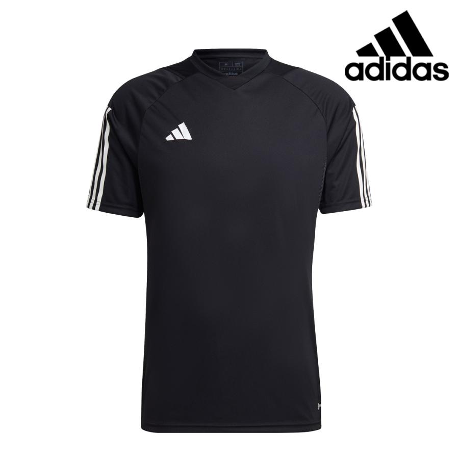 アディダス Tシャツ メンズ 上 adidas 半袖 サッカー プラクティスシャツ 吸湿 ドライ 吸汗 速乾 3ストライプス サイドライン TIRO23 DD442 新作｜takespo｜08