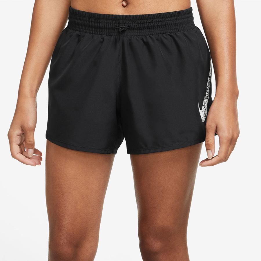 1066円 21年秋冬新作 ナイキ ショートパンツ レディース 下 Nike ランニング ジョギング スウォッシュ インナー付き Dm7774 Blk 送料無料 新作