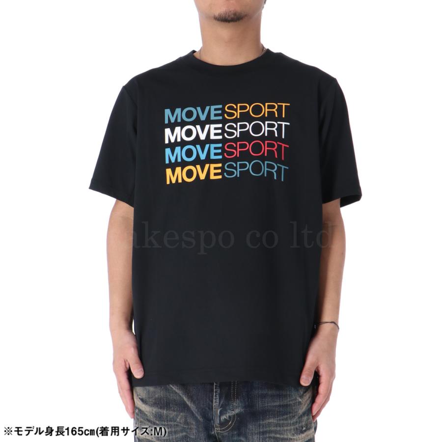 ムーブスポーツ デサント Tシャツ メンズ 上 MOVESPORT DESCENTE 半袖 吸汗 速乾 UVカット ストレッチ タフSUNSCREEN サンスクリーン DMMXJA64 新作｜takespo｜13