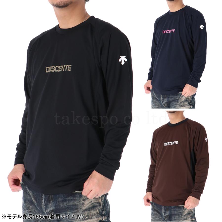 DESCENTE 長袖Tシャツ メンズ ブランド デサント ドライ 速乾 スポーツ