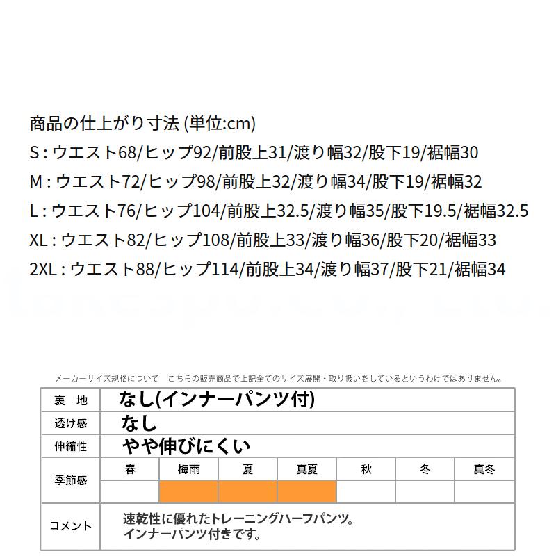 NIKE（ナイキ） ハーフパンツ メンズ スポーツ 短パン ブランド ランニング ジョギング ジム インナーパンツ付き 吸汗 3L : 限定 ...