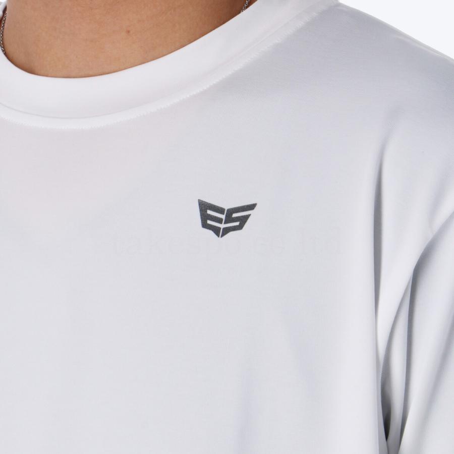 ロンT 長袖Tシャツ メンズ スポーツ ブランド ドライ 速乾 ロンティー ロングTシャツ 長袖 ワンポイント 3L/4L/5L | ESLAD | 17