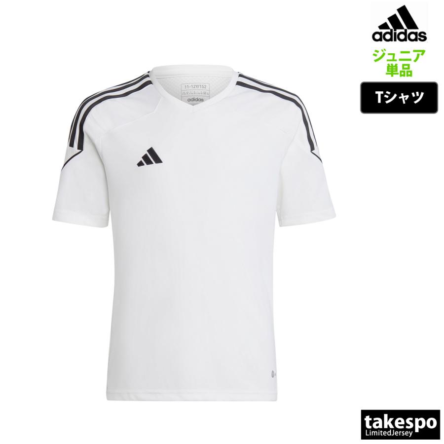 アディダス Tシャツ ジュニア 上 adidas 半袖 3ストライプス サッカー プラクティスシャツ EWT63 新作｜takespo｜11