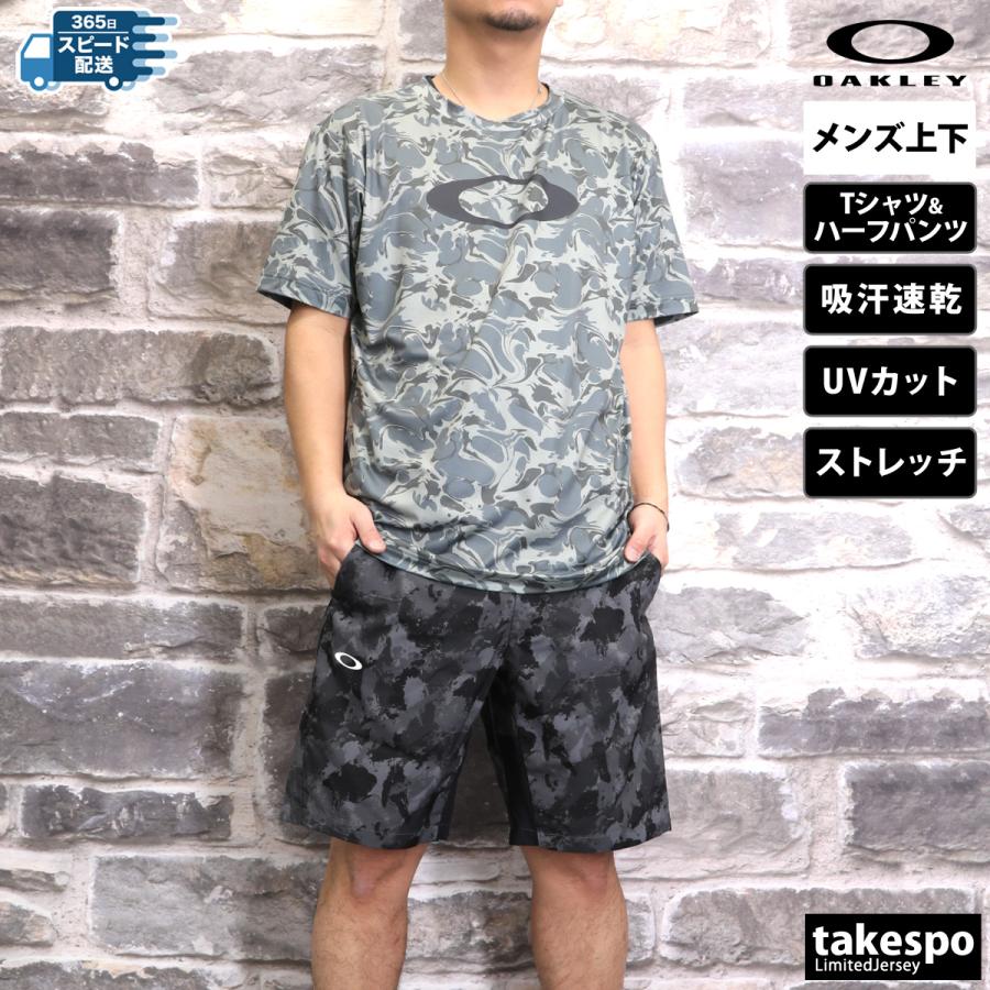 OAKLEY オークリー Tシャツ ハーフパンツ上下 メンズ OAKLEY オークリー Tシャツ ハーフパンツ上下 メンズ