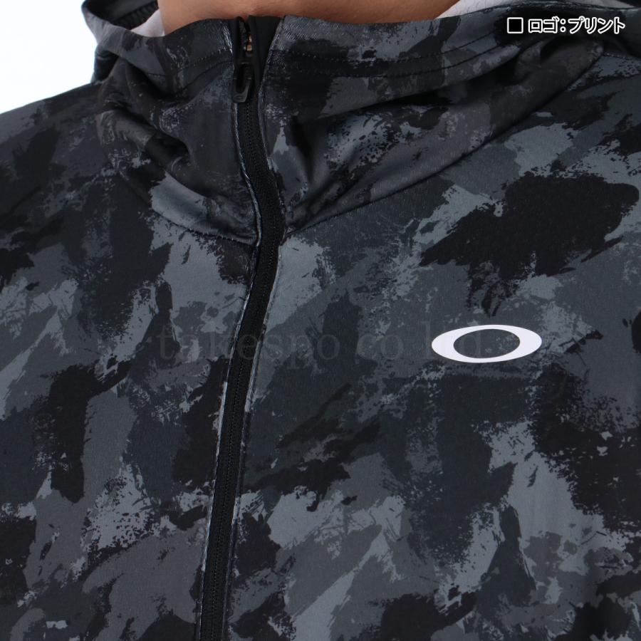 オークリー フード ジャージ セットアップ ロゴ L 黒 上下セット 美品 希少 OAKLEY オークリー ジャージ メンズ 上下 セットアップ