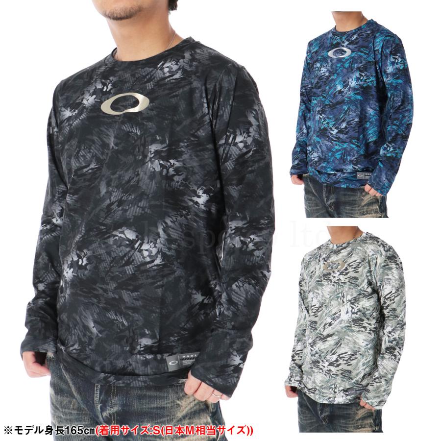 ロンT 長袖Tシャツ メンズ ブランド オークリー ドライ 速乾 スポーツ Tシャツ ロンティー ロングTシャツ 長袖 送料無料 | OAKLEY | 07